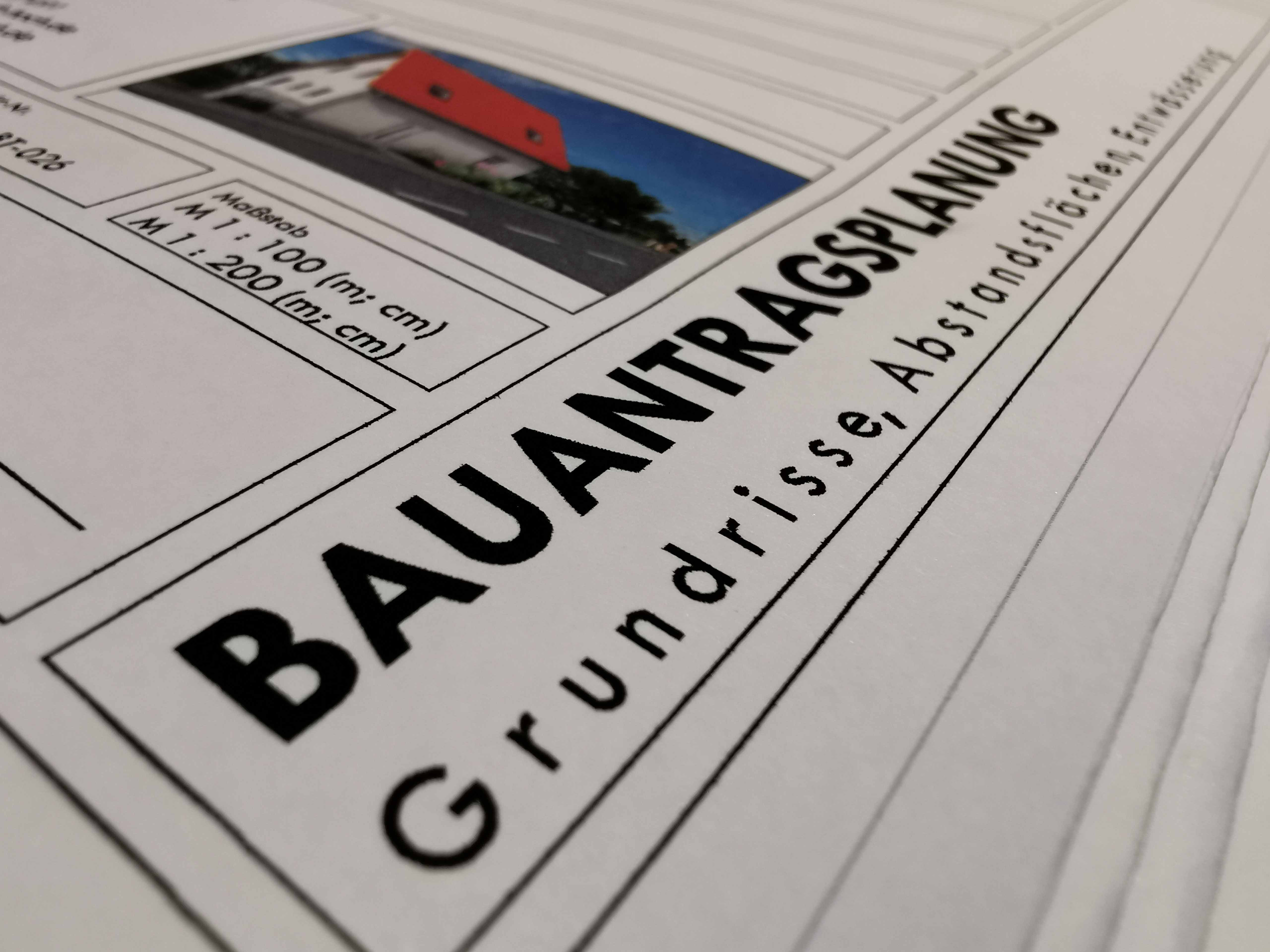 Bauantragsplanung mit Bauausführung